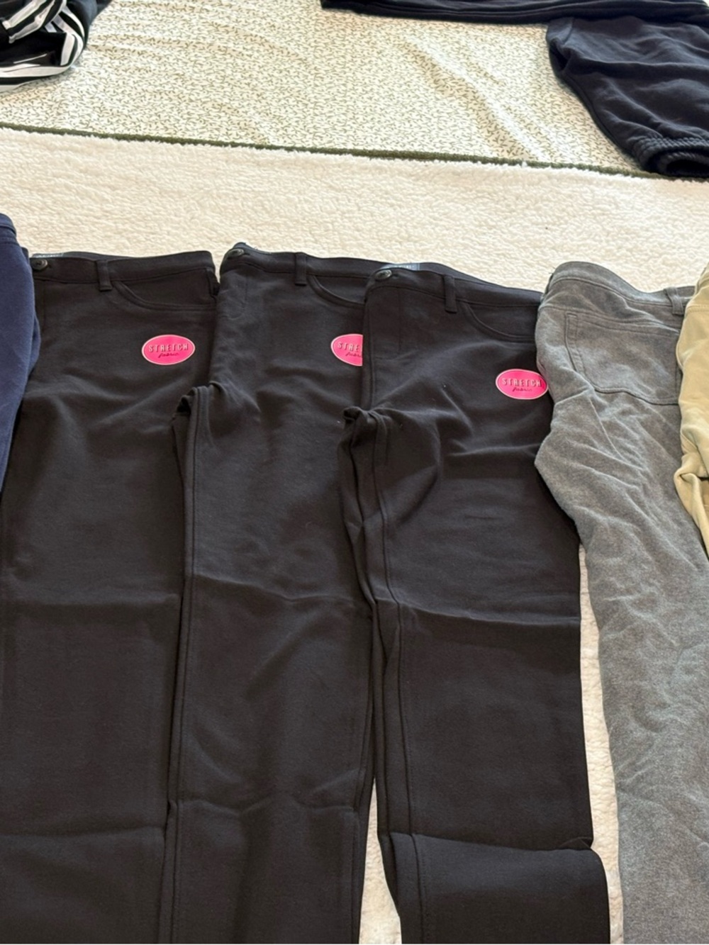 The Children’s Place Girls Size 16 Pull-On Uniform Pants Bundle — 7 Pairs
